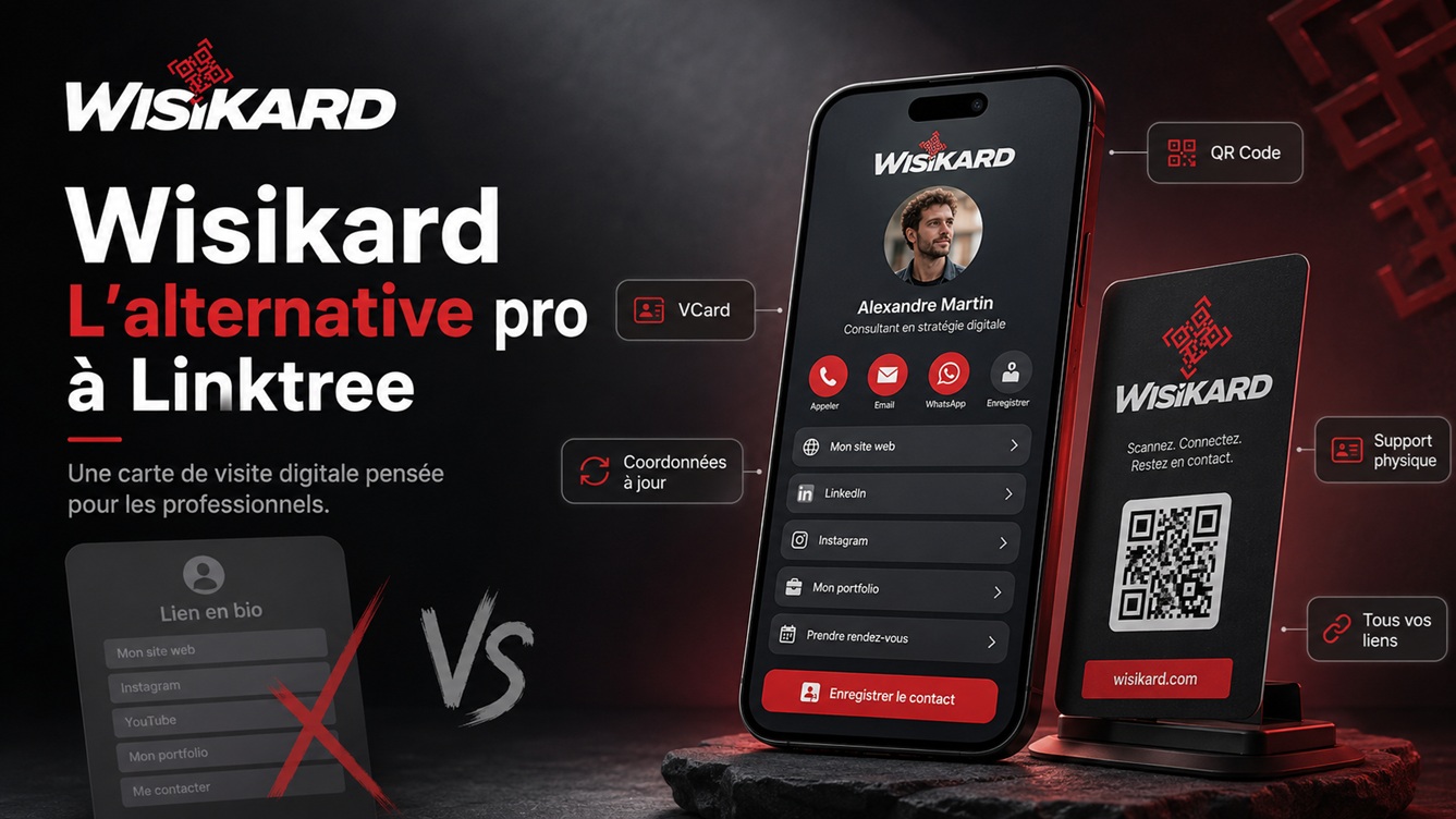 Wisikard, a Linktree alternative designed for professionals