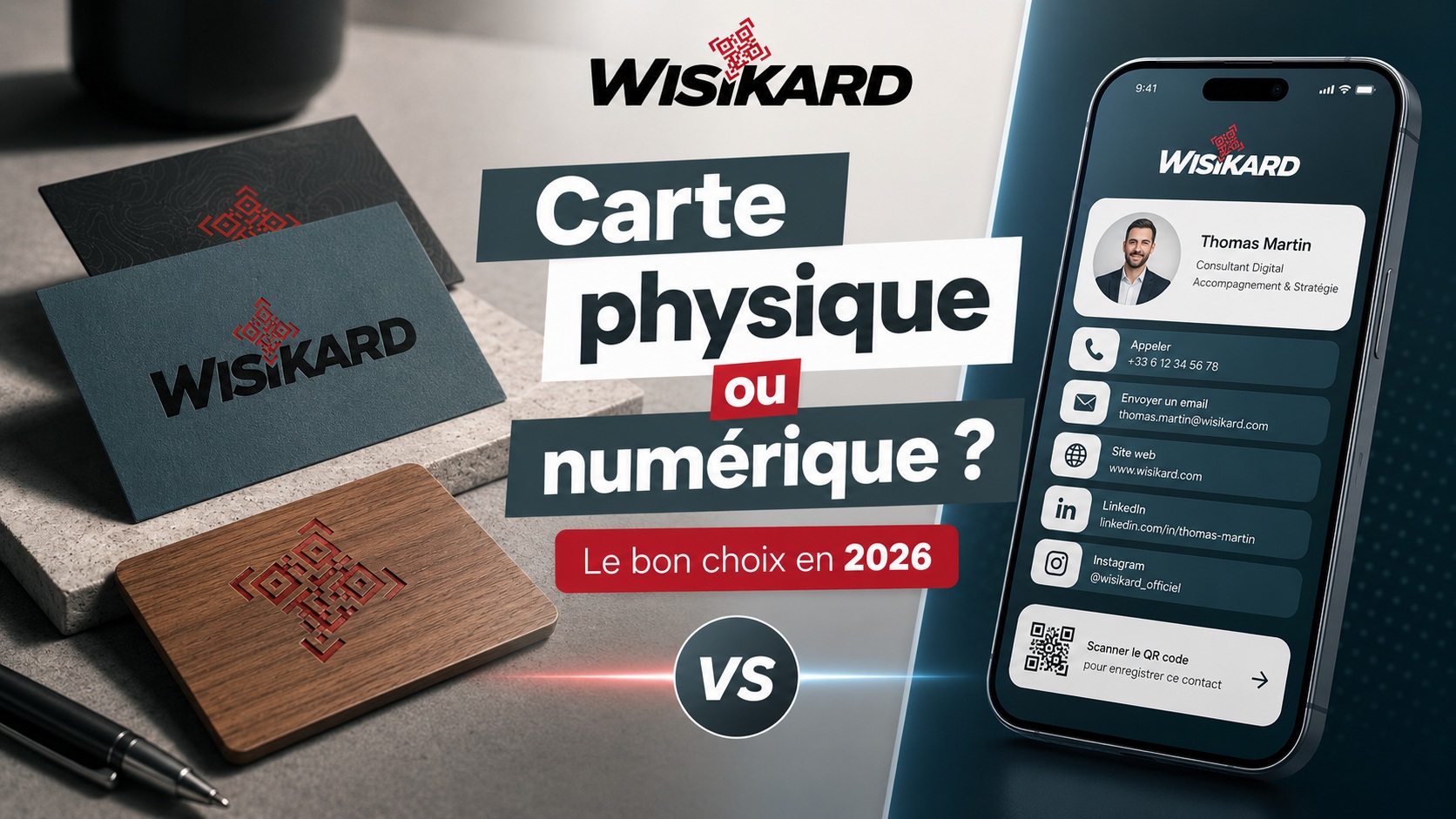 Physische oder digitale Visitenkarte: F&uuml;r welche sollten Sie sich im Jahr 2026 entscheiden?