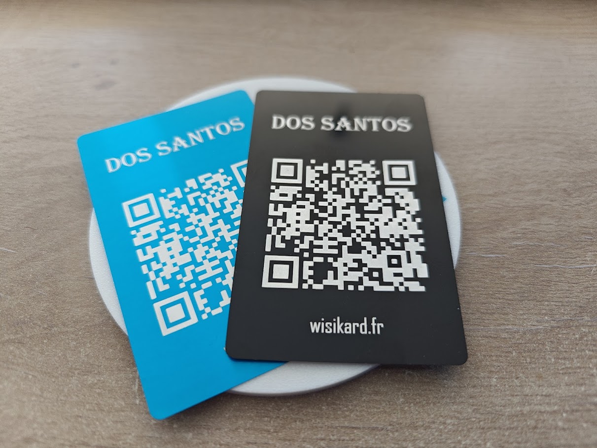 Wisikard physical Kard with QR Code
